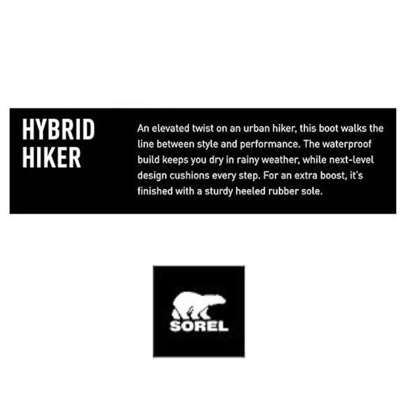 Sorel Lennox STKD Hiker Leather Bootie Waterproof RARE Size 7.5 - Picture 5 of 15